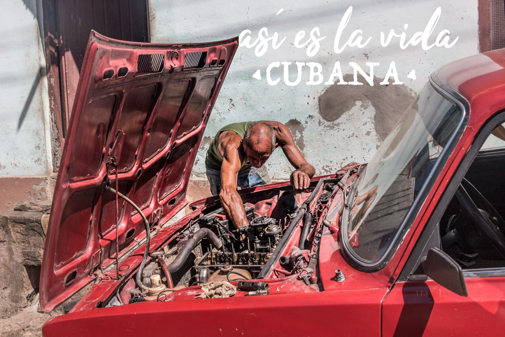 Blog Madame Voyage à Cuba, Trinidad, Portrait d un cubain et sa lada